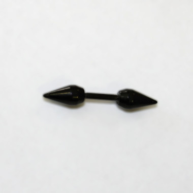 Ocelový barbel - Black thorns 001 (1,2 mm x 7 mm - 4 x8 mm thorns )