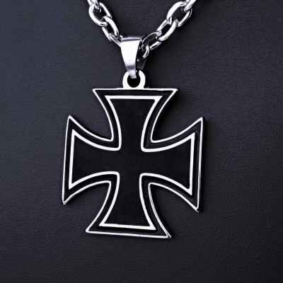 Ocelový přívěsek - Iron Cross (019)