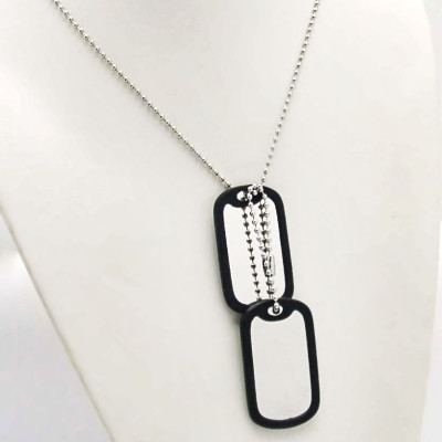 Ocelový přívěsek - Vojenské Známky / Military / Dog Tags (7996)